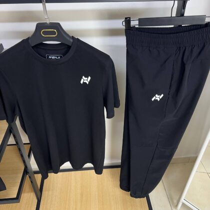 Ensemble ENJI Performance 2 Pièces T-shirt  + Jogger Noir